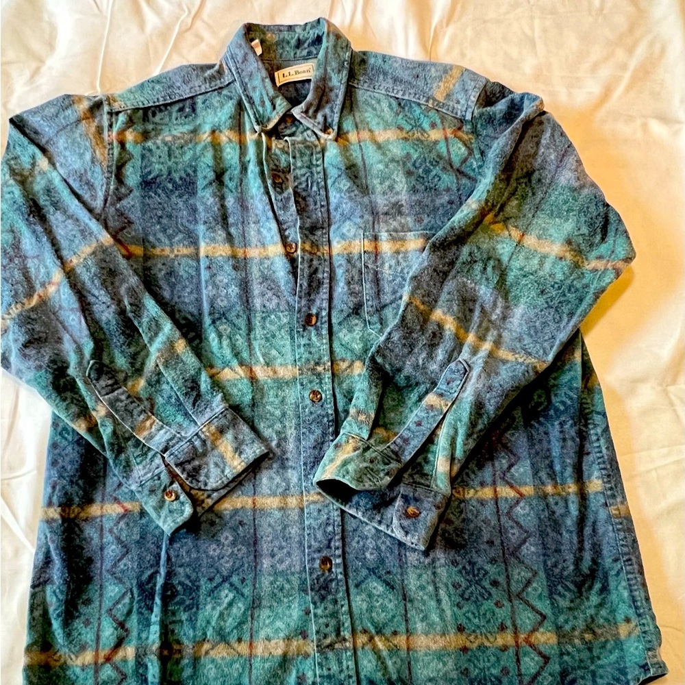 LAST CHANCE L.L. Bean Multicolor Men’s Shirt size Large Tall